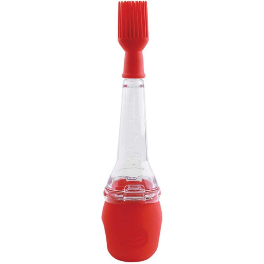 Dexas Fill-A-Baster Refillable Basting Bulb and Brush, Gray, GB3-432(Red)