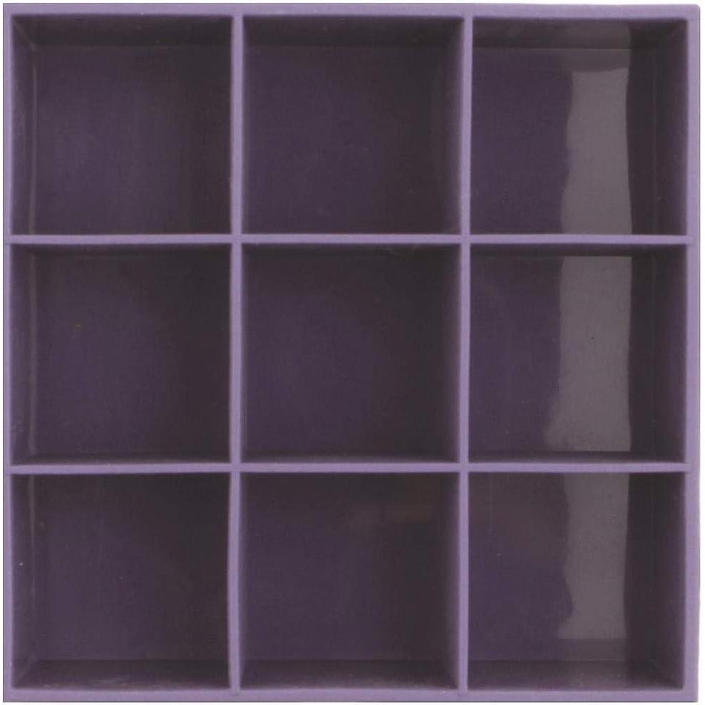 Dexas Silicone Nine Cube Ice Cube Trays, Set of Two, Red(Purple)