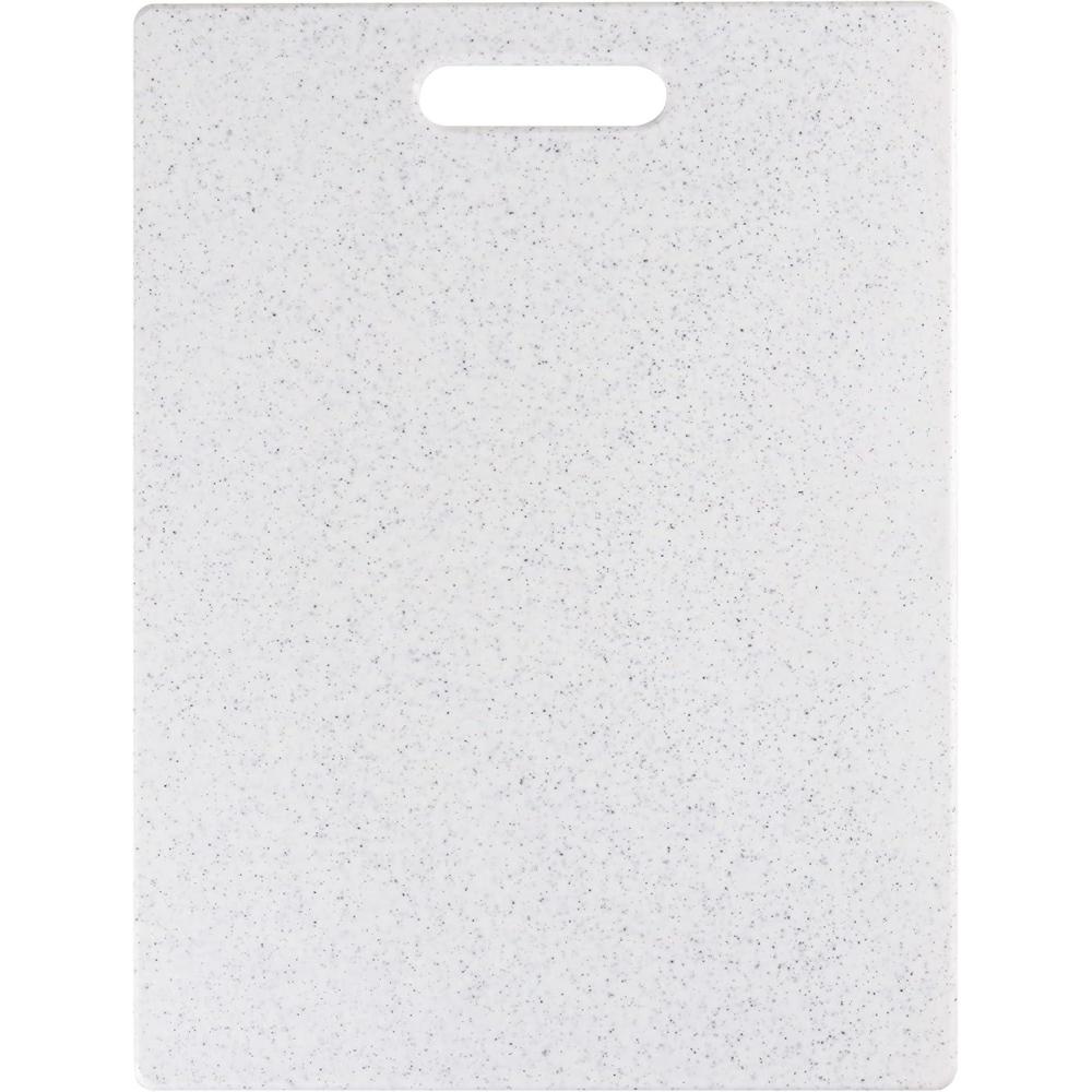 Dexas PolyCoconut EVOLV Poly Cutting Board with Natural Coconut Shells, 11 x 14.5in, White (451-PC32)