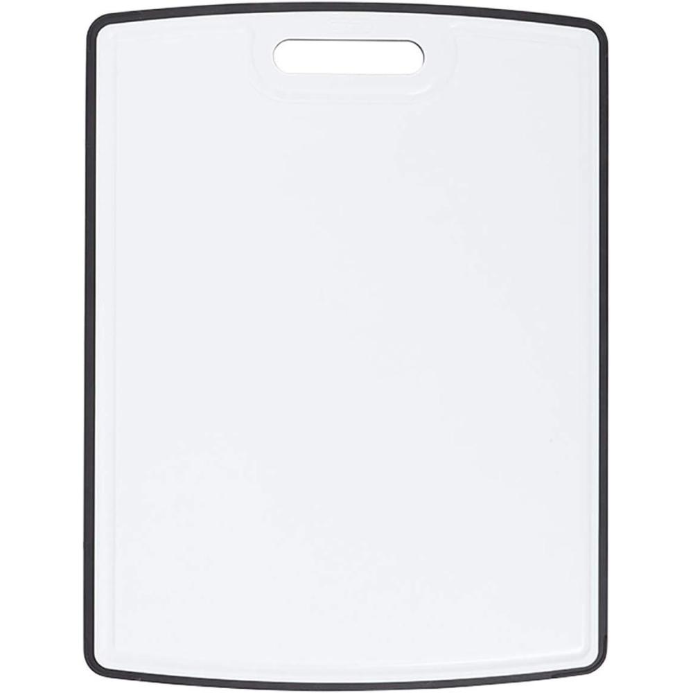 Dexas PolyDuO Reversible Cutting Board, 8.5 x 11 Inches, White and Midnight Granite(8.5 x 11 Inch)