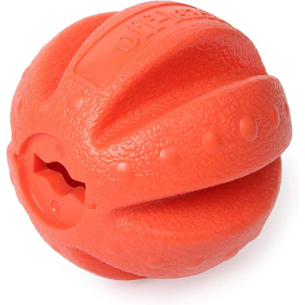 Dexas Off Leash Reaction Ball Floating Dog Toy with Removable Leash Attachment