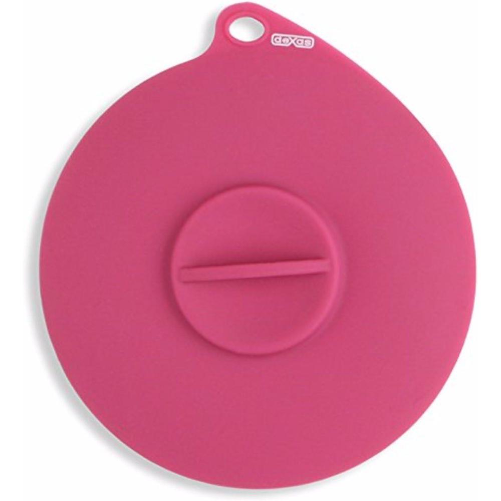 Dexas Popware for Pets Flexible Suction Pet Food Lid, Gray/Green(Pink)