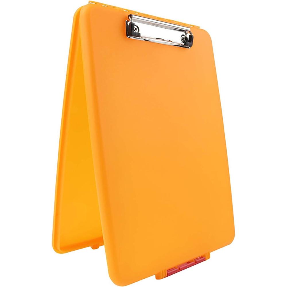 Dexas 1517-50 Slimcase Storage Clipboard, Midnight Granite 13.5″ x 9.5″(Orange)