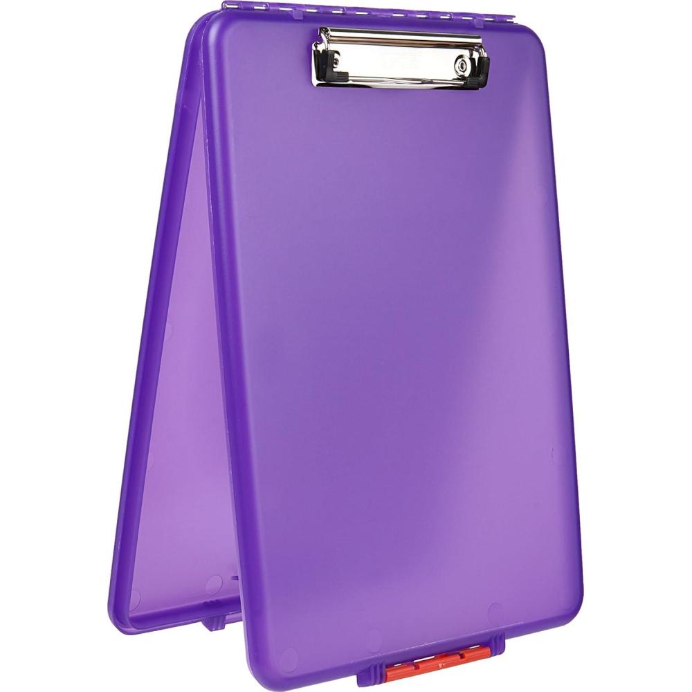 Dexas 1517-50 Slimcase Storage Clipboard, Midnight Granite 13.5″ x 9.5″(Purple)
