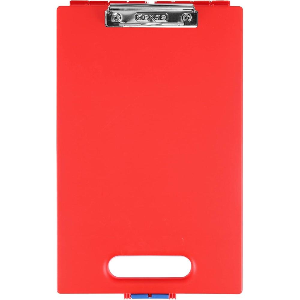 Dexas Clipcase Storage Clipboard w/Handle(Red)