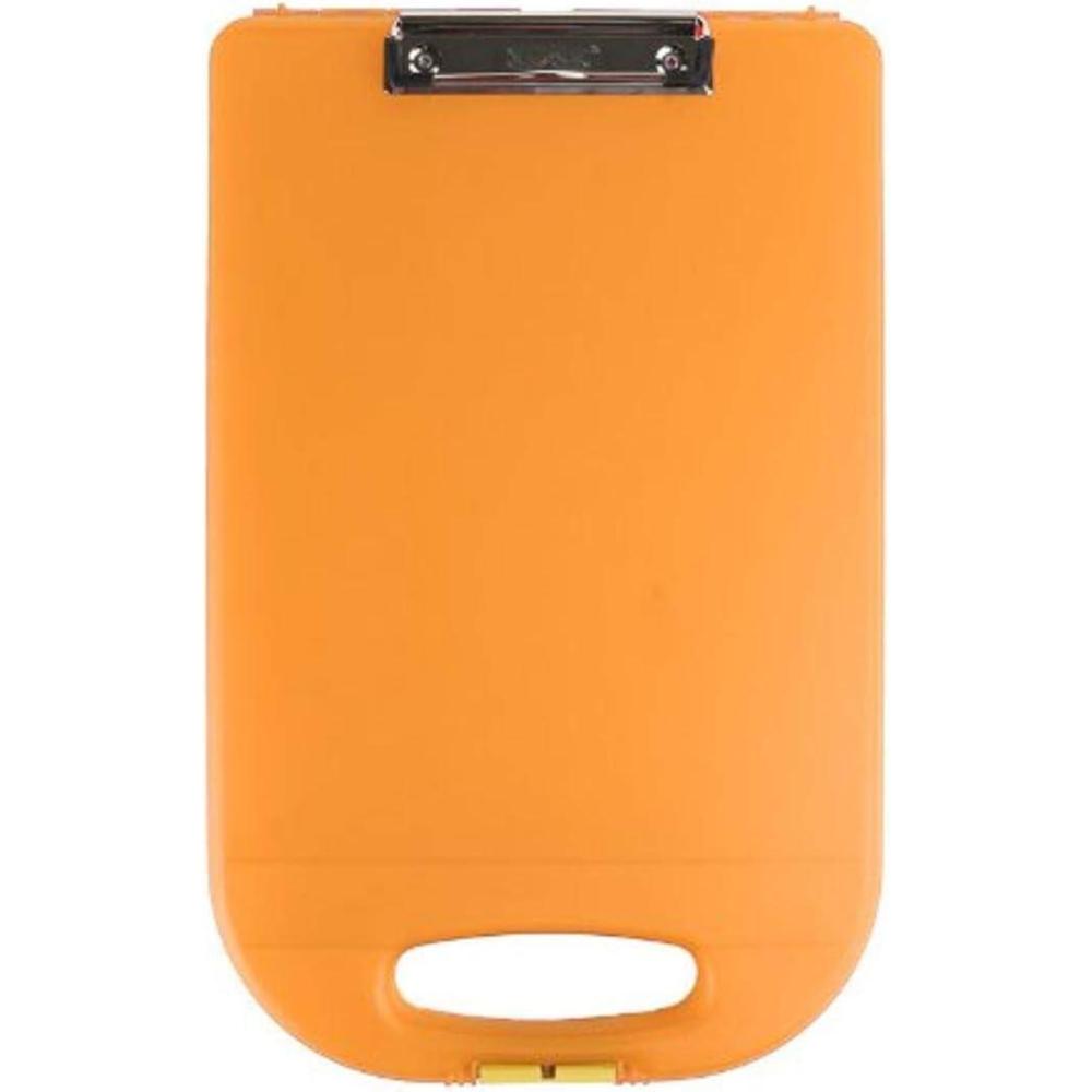 Dexas Clipcase 2 Storage Clipboard with Rounded Handle, Lime Green 16″ x 10″(Orange)