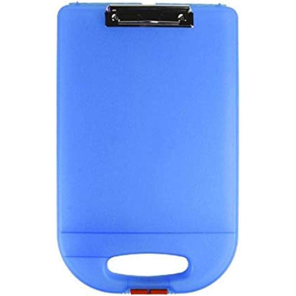 Dexas Clipcase 2 Storage Clipboard with Rounded Handle, Lime Green 16″ x 10″(Blue)