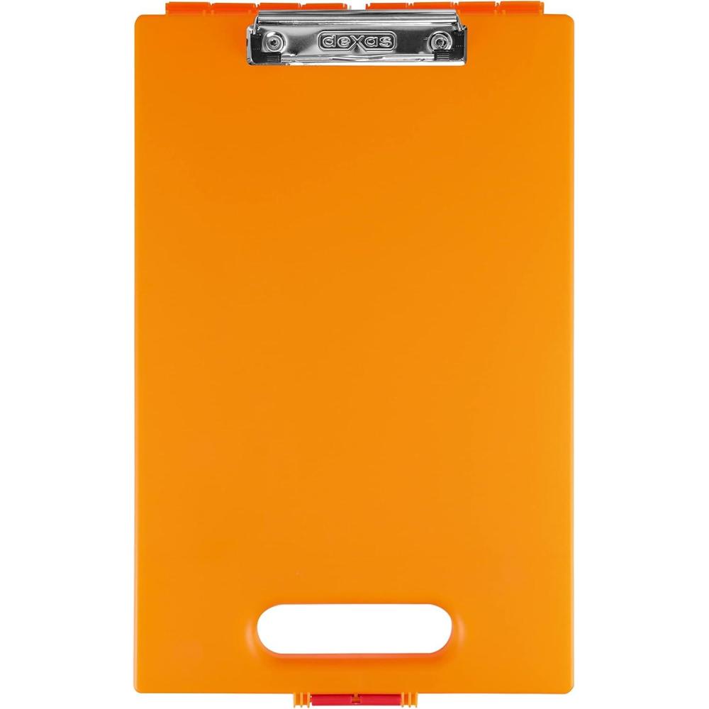 Dexas Clipcase Storage Clipboard w/Handle(Orange)
