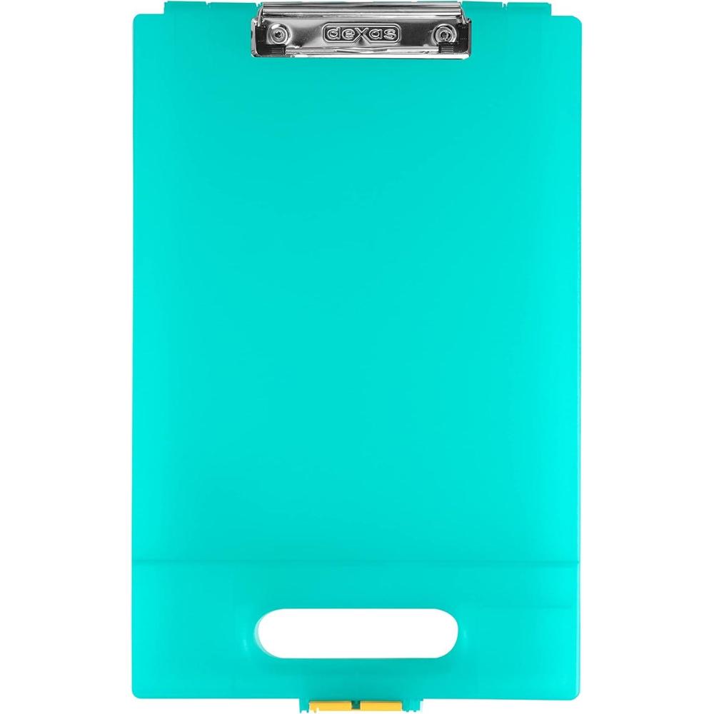 Dexas Clipcase Storage Clipboard w/Handle(Aquamarine)