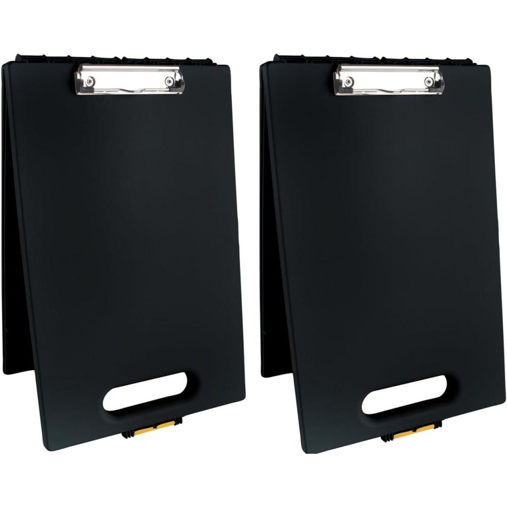 Dexas Clipcase Storage Clipboard with Handle, Set of Two, Purple(Black)
