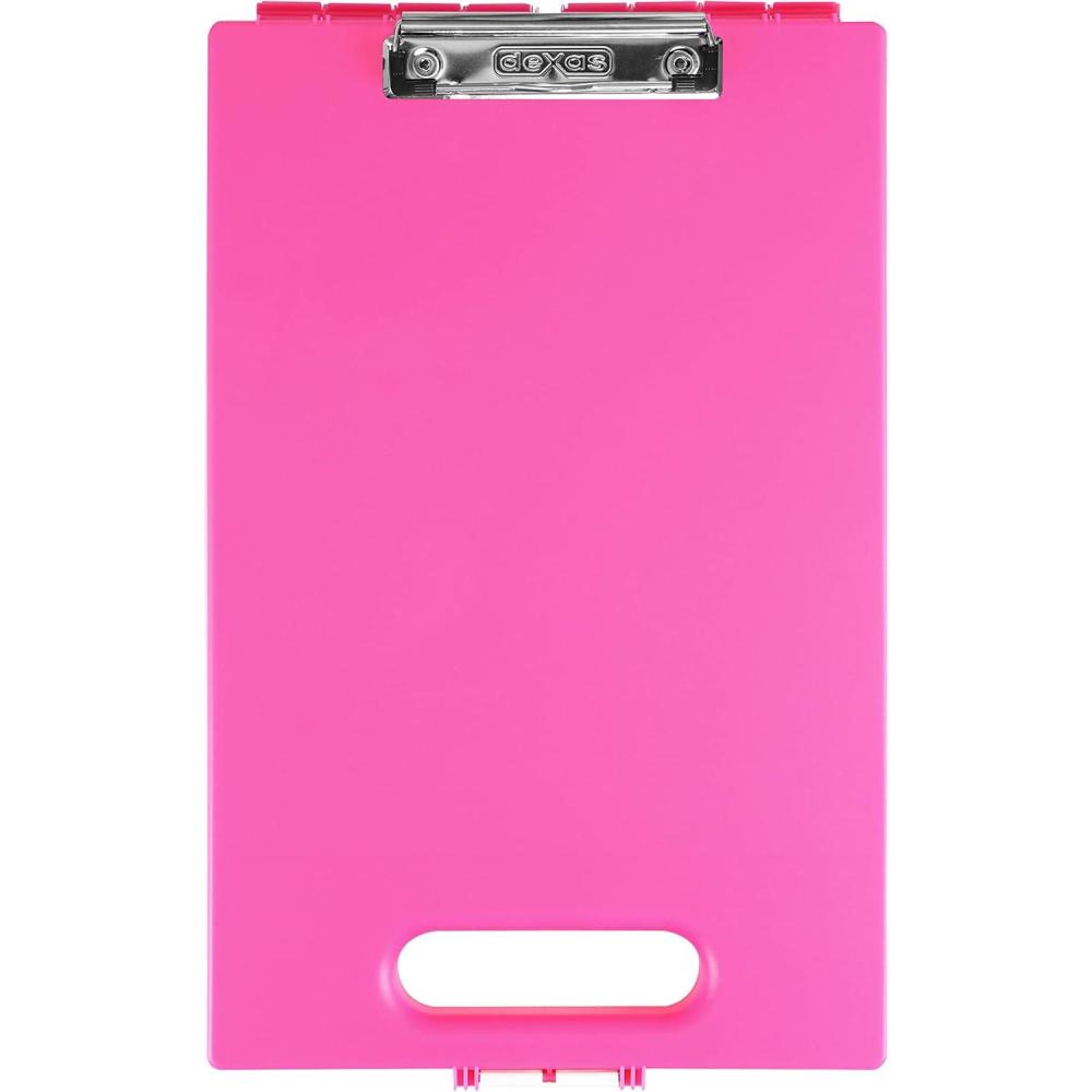 Dexas Clipcase Storage Clipboard w/Handle(Pink)