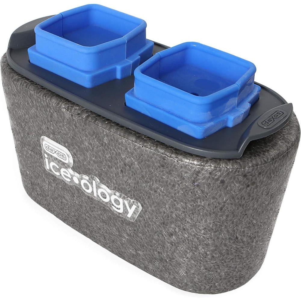 Dexas ice•ology Clear Ice Cube Tray, 2 Spheres(2 Inch)