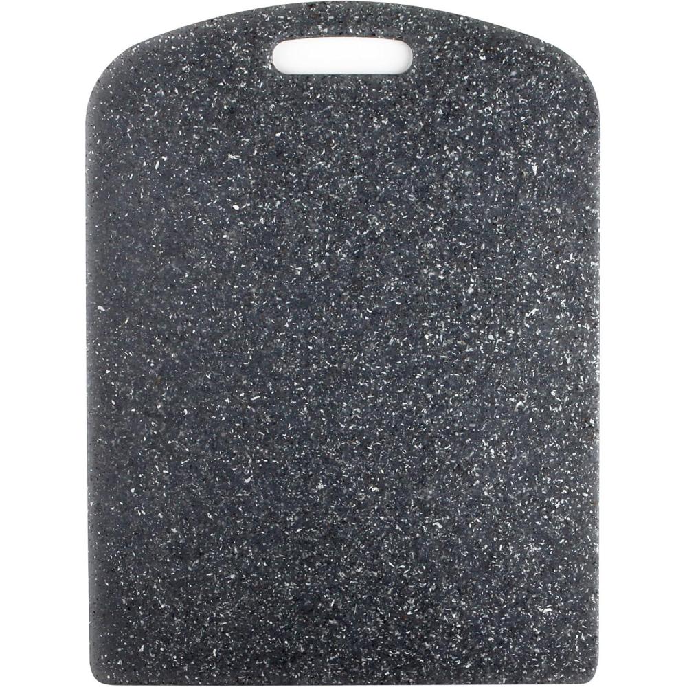 Dexas Decorator House SuperBoard Cutting Board with Rounded Corners, 12 by 16 inches, Granite(Heavy Granite)