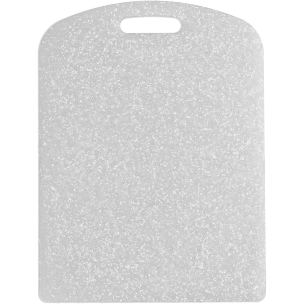 Dexas Decorator House SuperBoard Cutting Board with Rounded Corners, 12 by 16 inches, Granite(Granite)